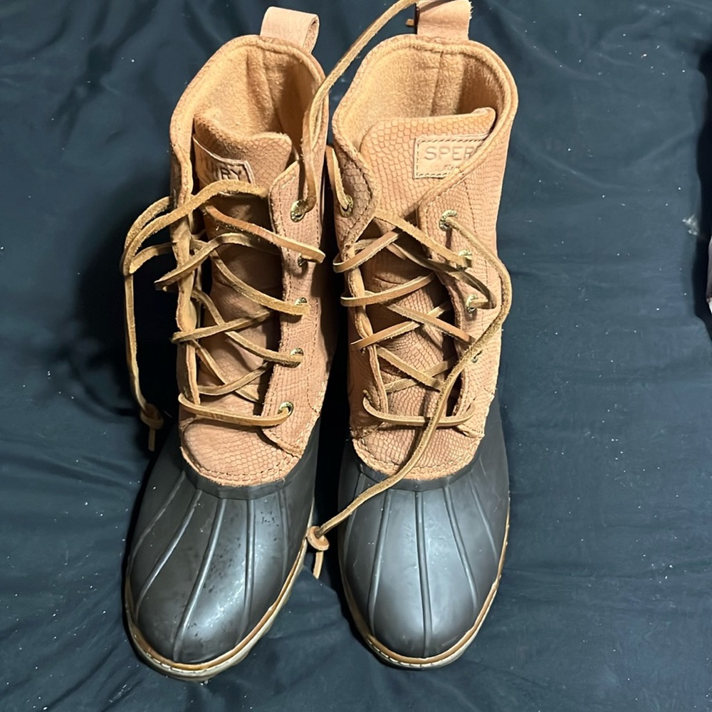 Sperry Heeled Duck Boots
